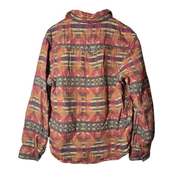 Superior Standard Original True Grit Shirt Aztec SouthWestern Medium Shacket - Picture 2 of 5